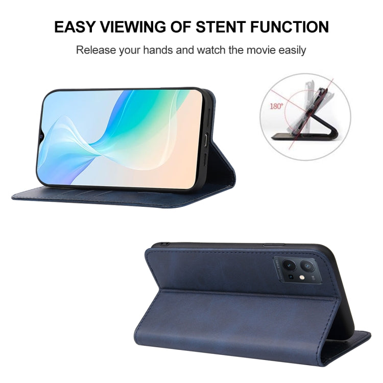 For vivo T1 5G Magnetic Closure Leather Phone Case
