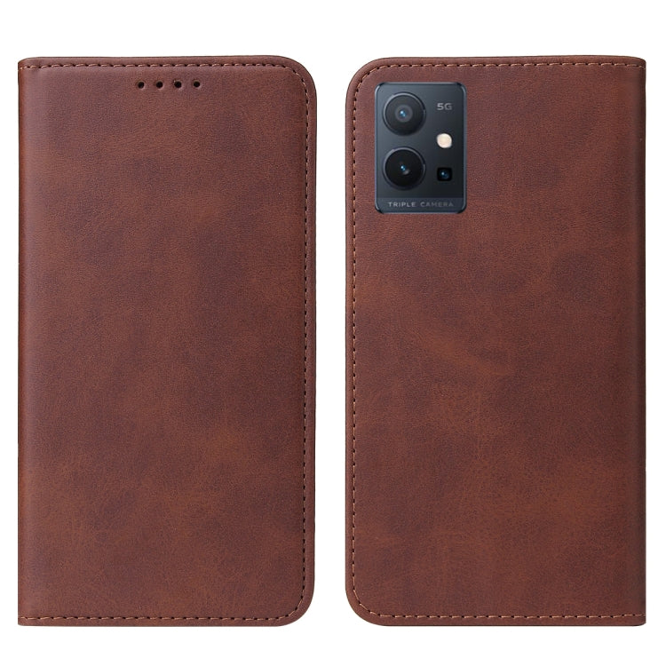 For vivo T1 5G Magnetic Closure Leather Phone Case