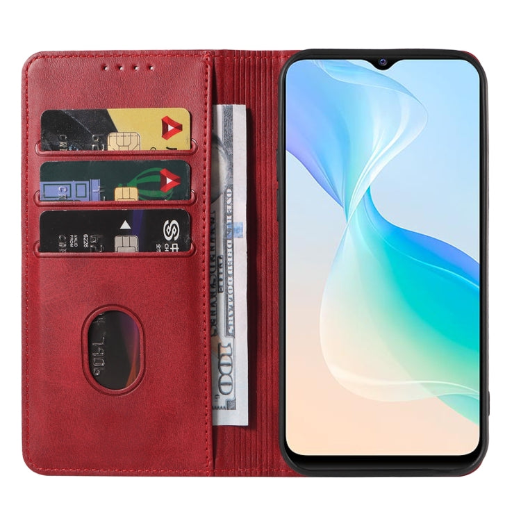 For vivo T1 5G Magnetic Closure Leather Phone Case