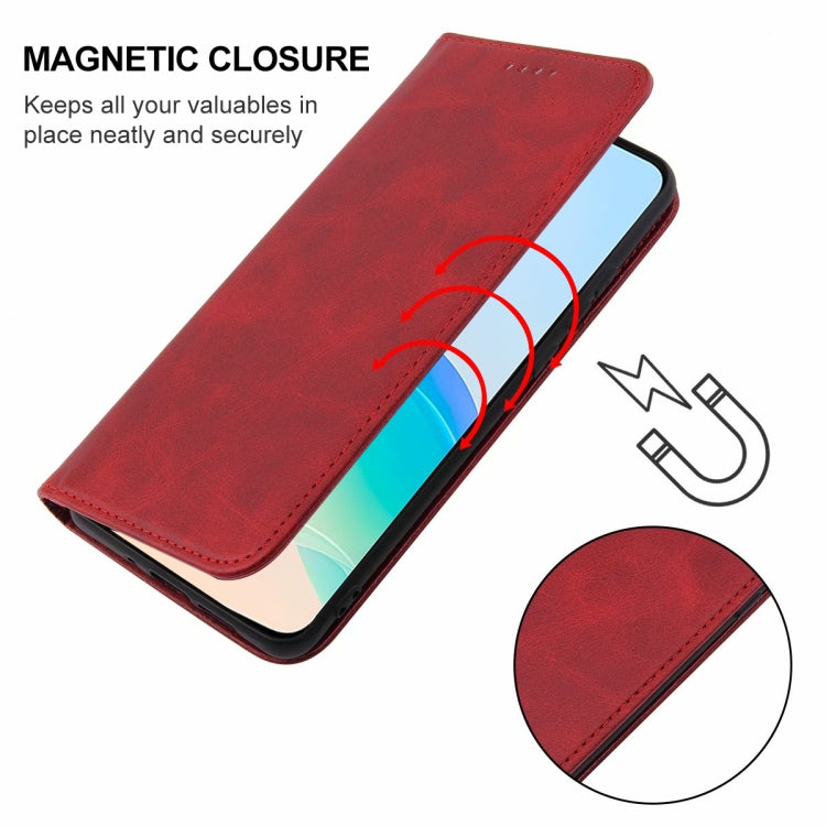 For vivo T1 5G Magnetic Closure Leather Phone Case