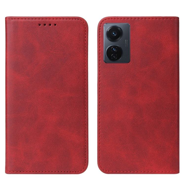 For vivo T1 Snapdragon 778G Magnetic Closure Leather Phone Case