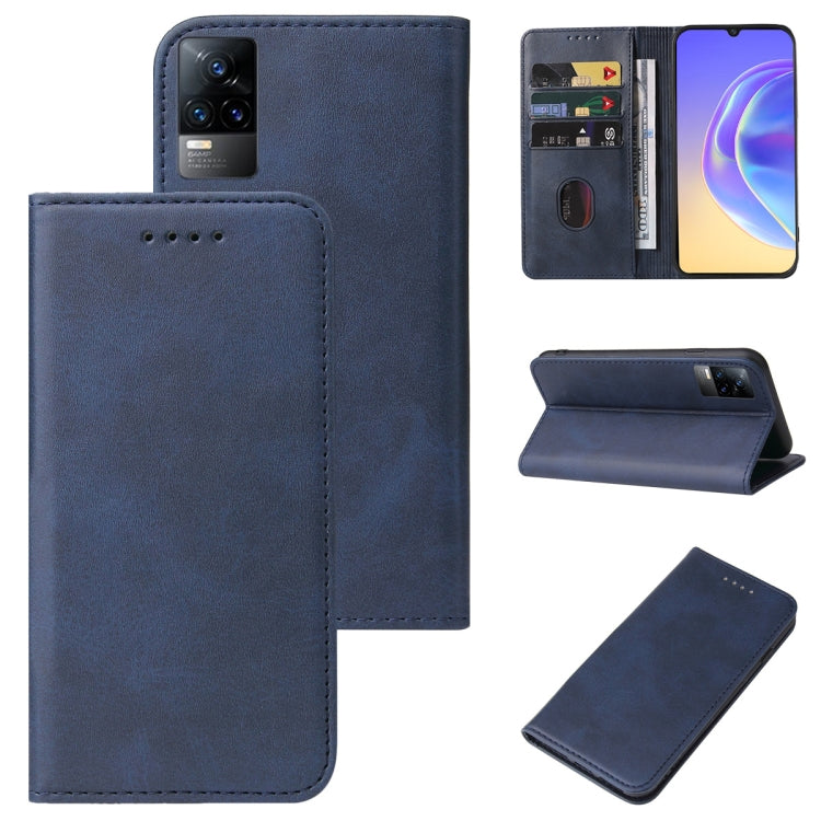 For vivo V21e 4G / Y73 2021 Magnetic Closure Leather Phone Case