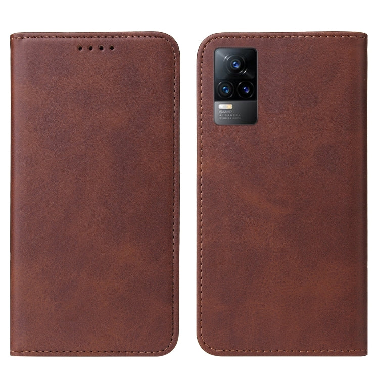 For vivo V21e 4G / Y73 2021 Magnetic Closure Leather Phone Case