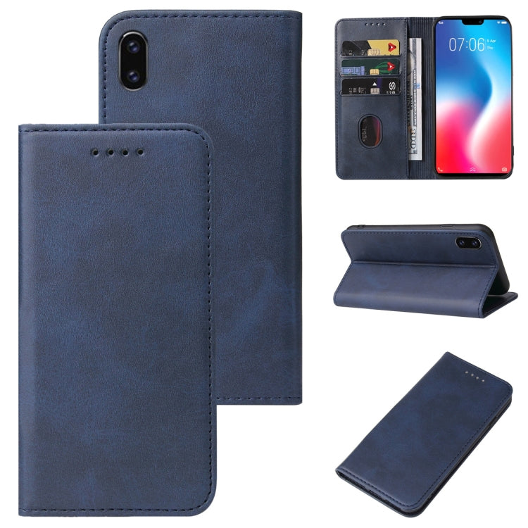 For vivo V19 Magnetic Closure Leather Phone Case