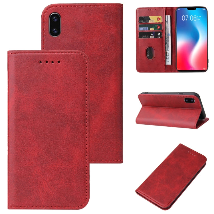 For vivo V19 Magnetic Closure Leather Phone Case