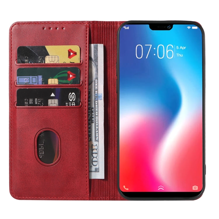 For vivo V19 Magnetic Closure Leather Phone Case