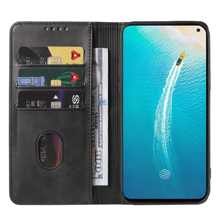 For vivo V19 Neo Magnetic Closure Leather Phone Case