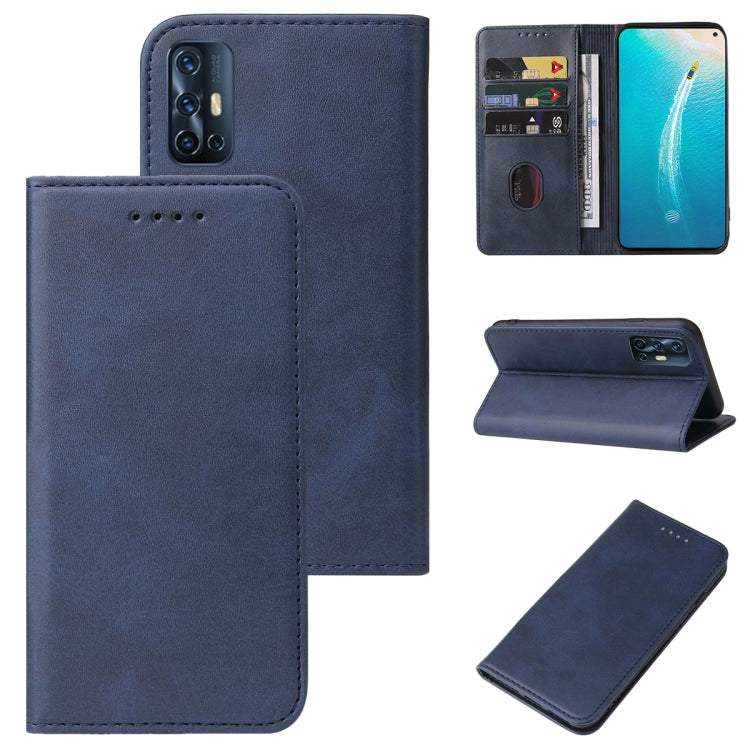 For vivo V19 Neo Magnetic Closure Leather Phone Case
