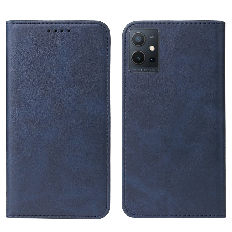For vivo Y75 5G Magnetic Closure Leather Phone Case