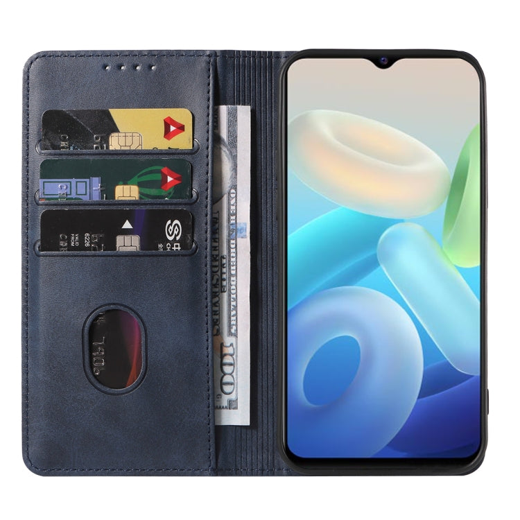 For vivo Y75 5G Magnetic Closure Leather Phone Case