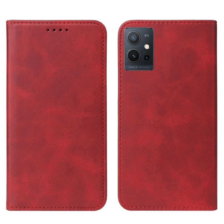 For vivo Y75 5G Magnetic Closure Leather Phone Case