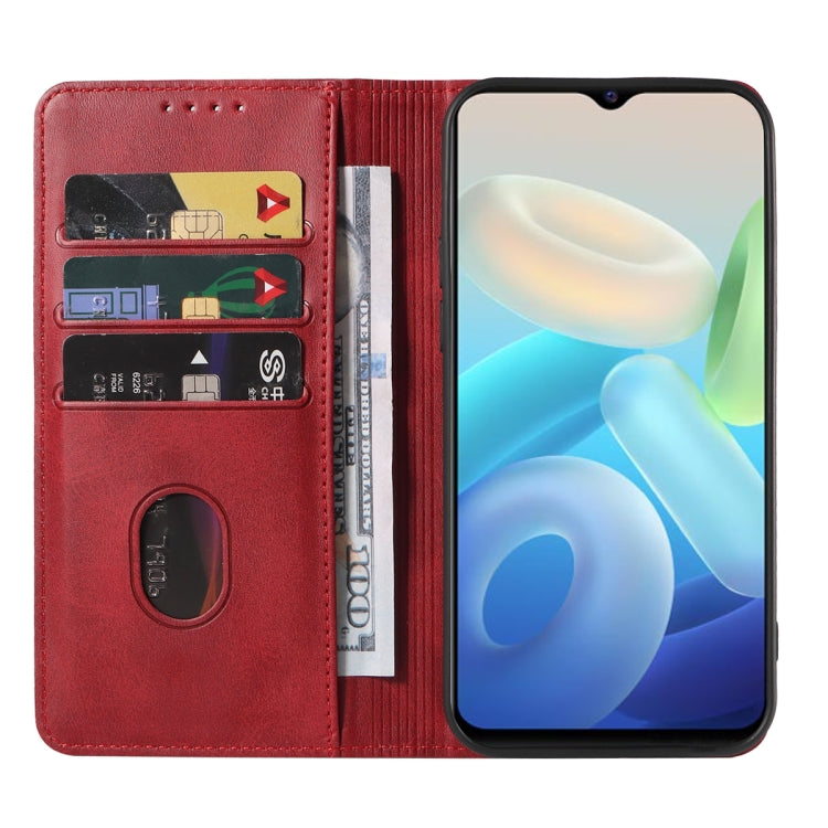 For vivo Y75 5G Magnetic Closure Leather Phone Case
