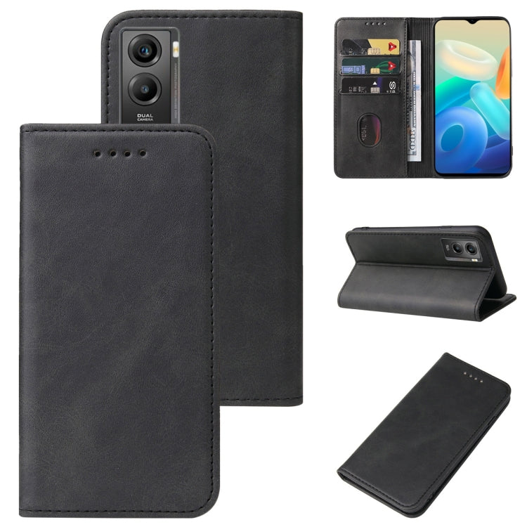 For vivo Y55s 5G Magnetic Closure Leather Phone Case