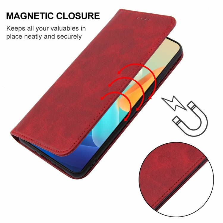 For vivo Y55s 5G Magnetic Closure Leather Phone Case