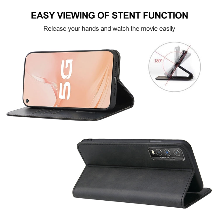 For vivo Y51s Magnetic Closure Leather Phone Case
