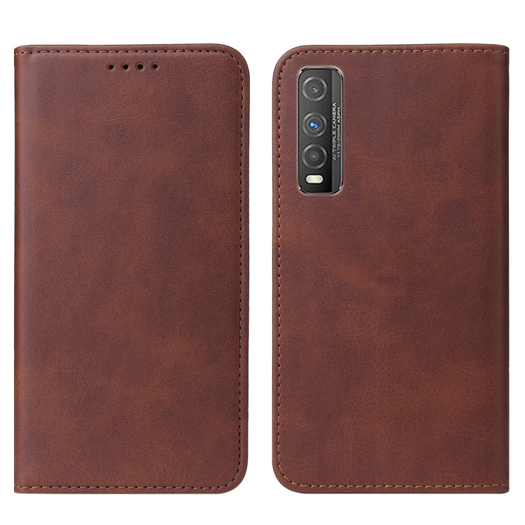 For vivo Y51s Magnetic Closure Leather Phone Case