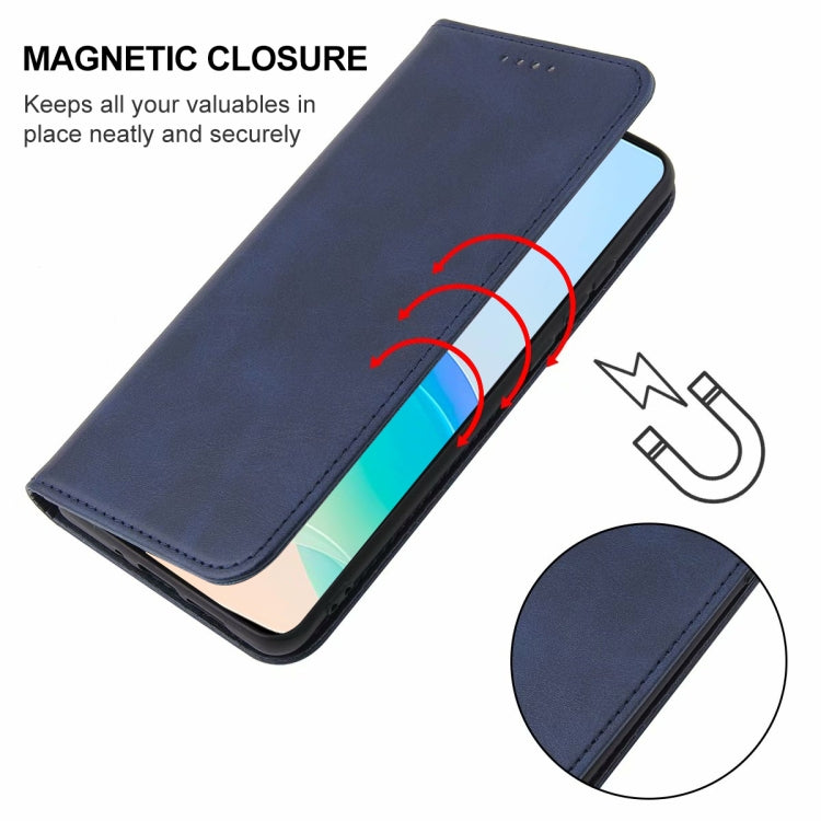 For vivo Y33t Magnetic Closure Leather Phone Case