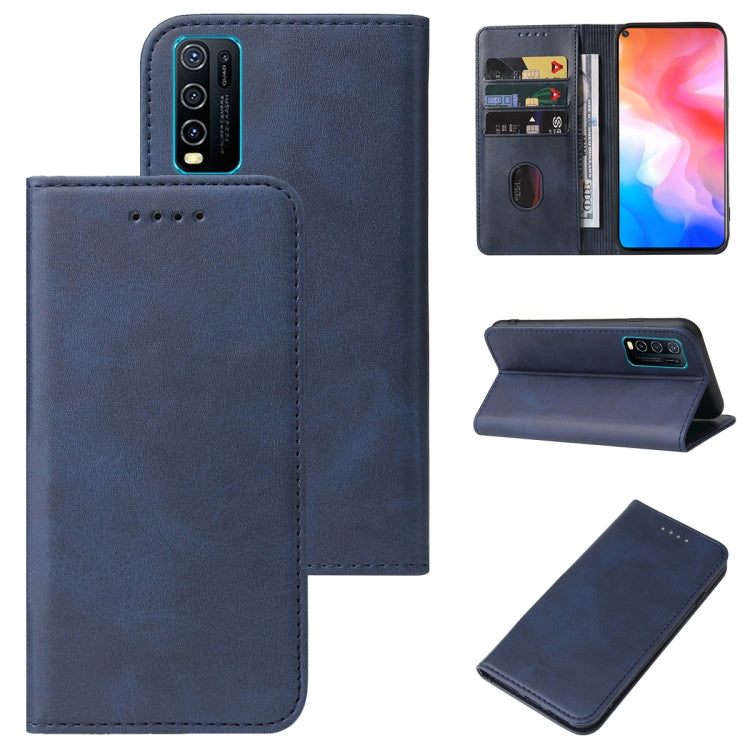 For vivo Y30 Magnetic Closure Leather Phone Case