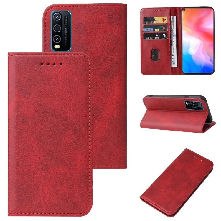 For vivo Y30 Magnetic Closure Leather Phone Case