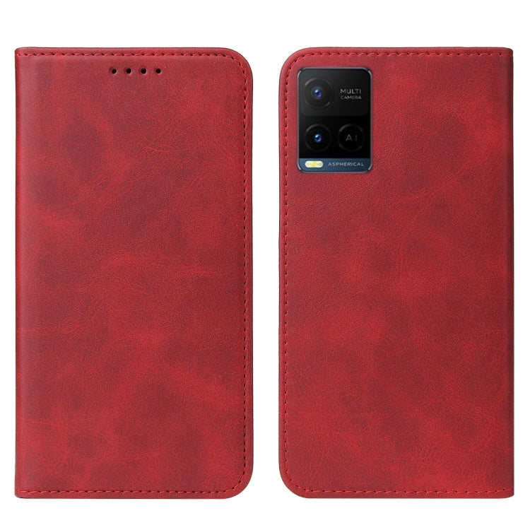 For vivo Y21e Magnetic Closure Leather Phone Case