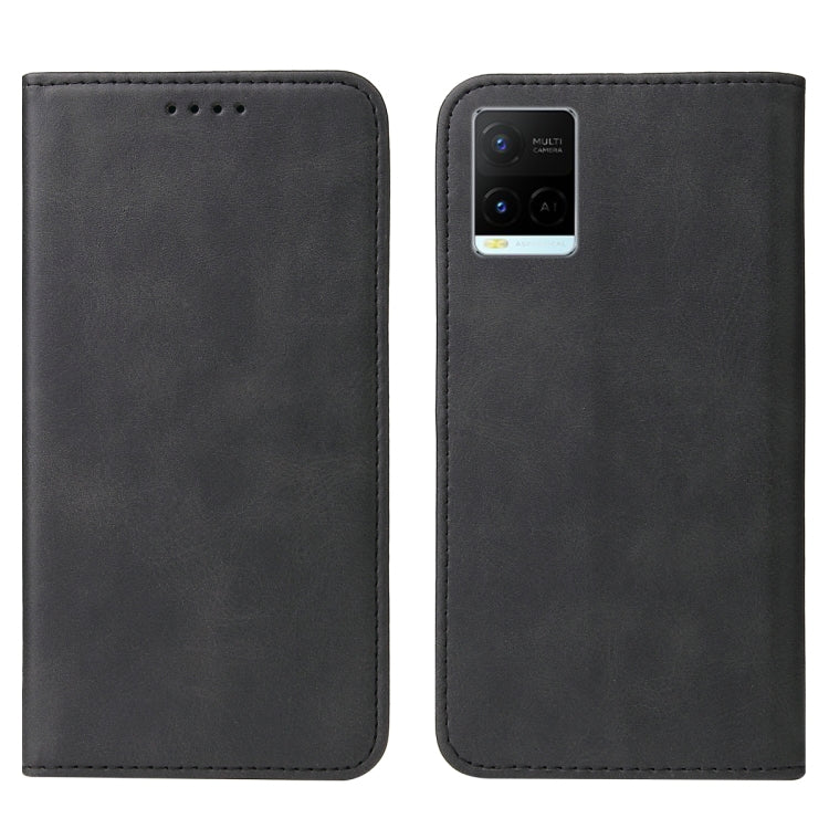 For vivo Y21G Magnetic Closure Leather Phone Case