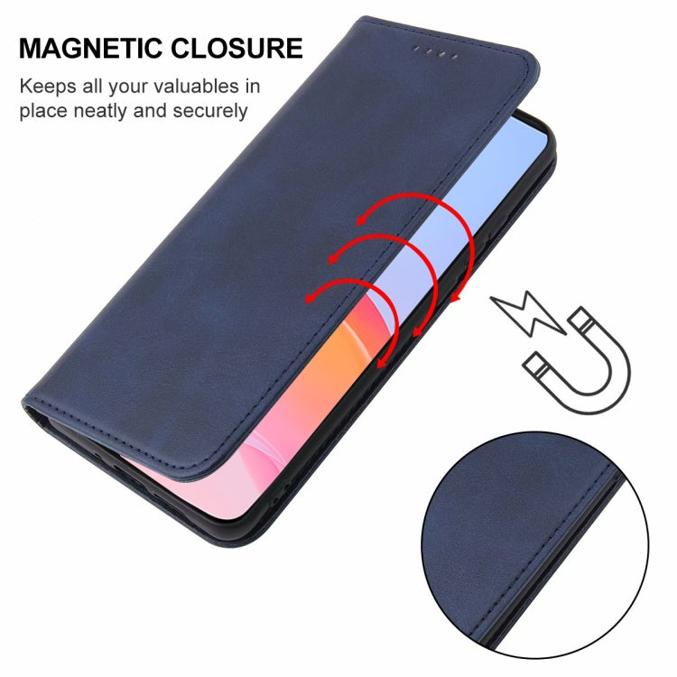 For vivo Y21G Magnetic Closure Leather Phone Case