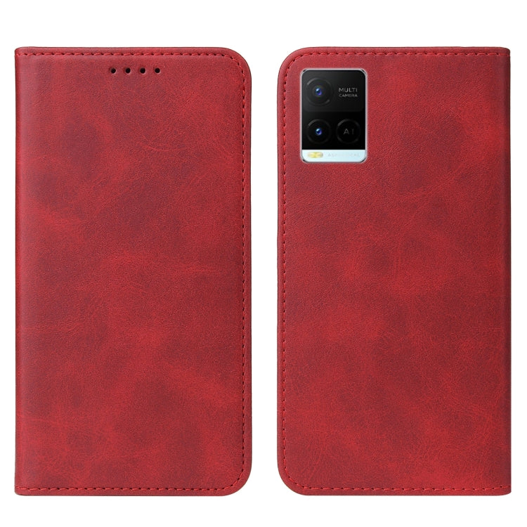 For vivo Y21G Magnetic Closure Leather Phone Case