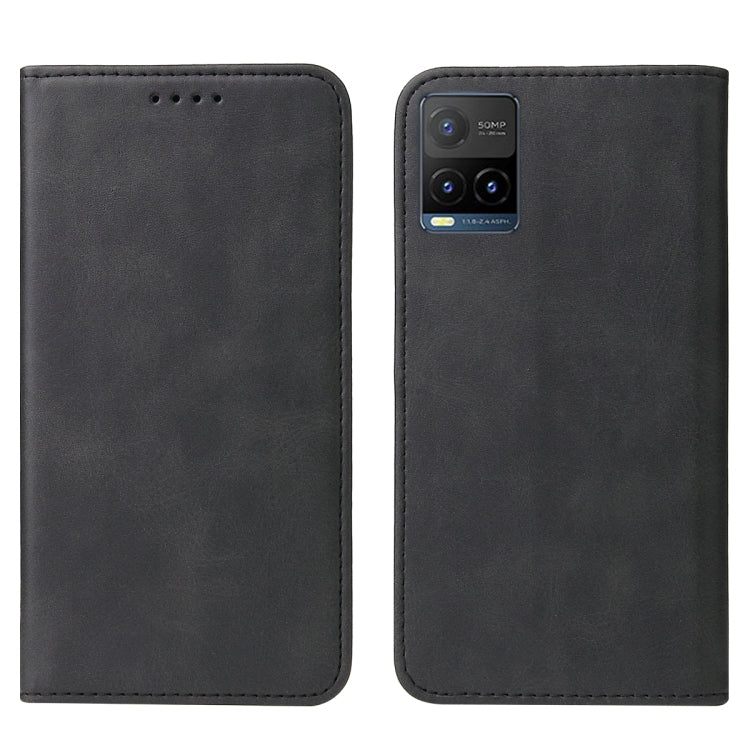 For vivo Y21s Magnetic Closure Leather Phone Case