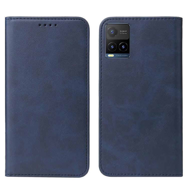 For vivo Y21s Magnetic Closure Leather Phone Case