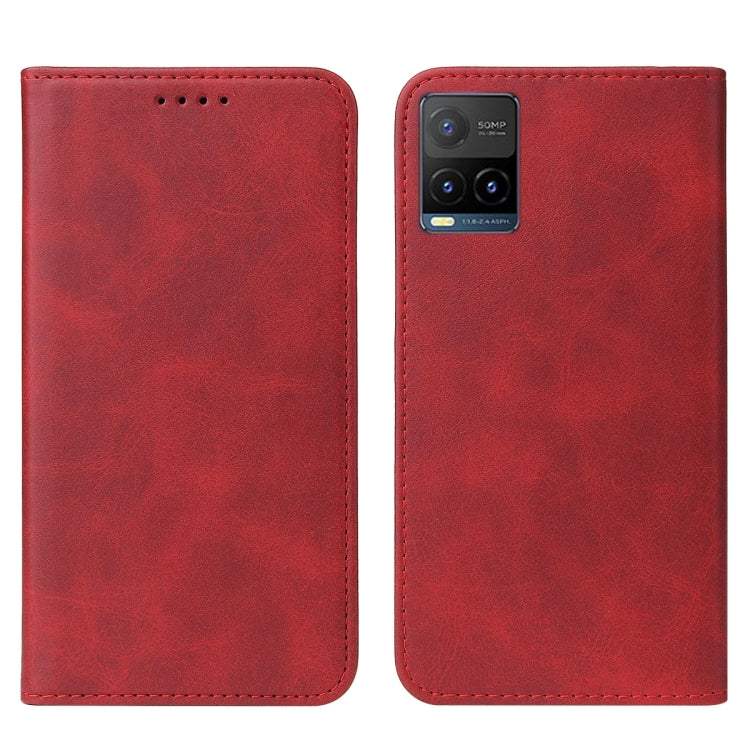 For vivo Y21s Magnetic Closure Leather Phone Case