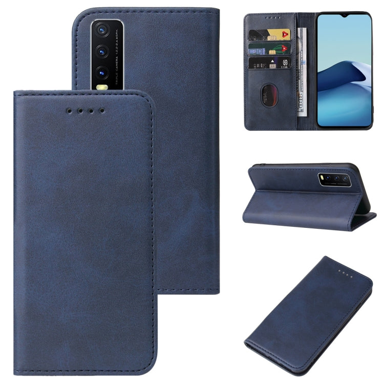 For vivo Y20 India / Y30 China / iQOO U1x Magnetic Closure Leather Phone Case