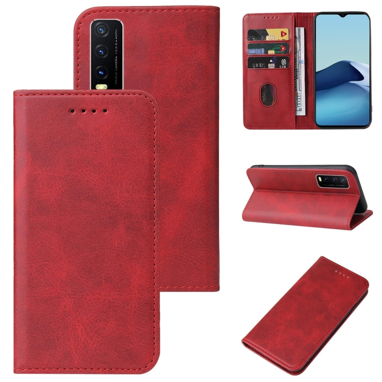 For vivo Y20 India / Y30 China / iQOO U1x Magnetic Closure Leather Phone Case
