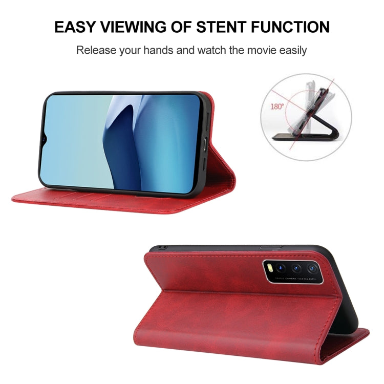 For vivo Y20 India / Y30 China / iQOO U1x Magnetic Closure Leather Phone Case