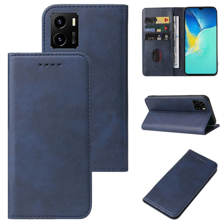 For vivo Y15a Magnetic Closure Leather Phone Case
