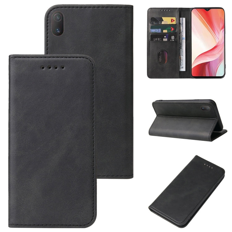 For vivo Y12i Magnetic Closure Leather Phone Case