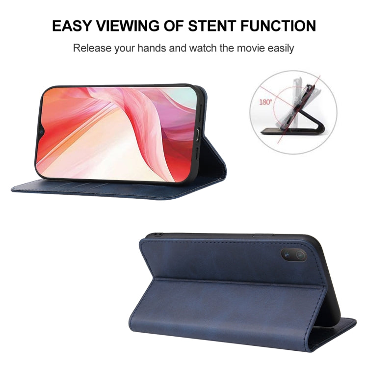 For vivo Y12i Magnetic Closure Leather Phone Case