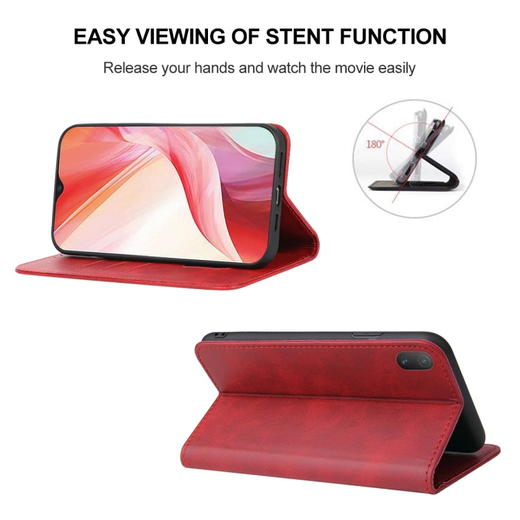 For vivo Y12i Magnetic Closure Leather Phone Case