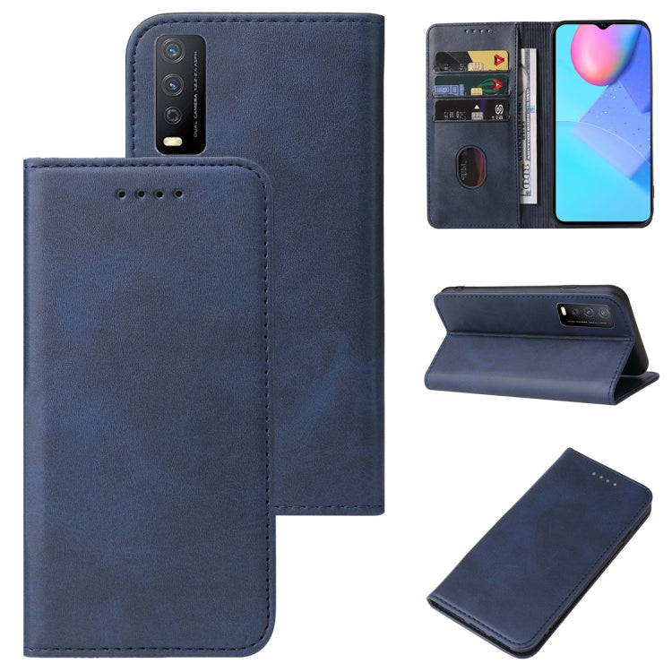 For vivo Y12s Magnetic Closure Leather Phone Case