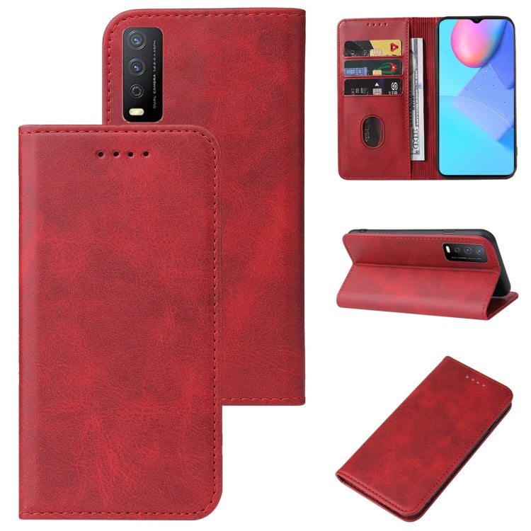 For vivo Y12s Magnetic Closure Leather Phone Case