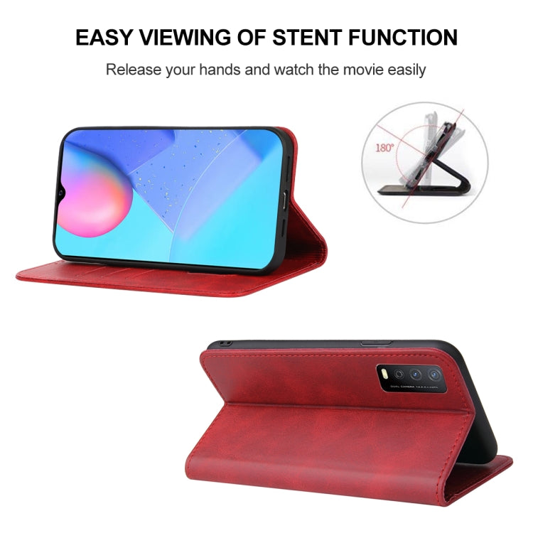 For vivo Y12s Magnetic Closure Leather Phone Case