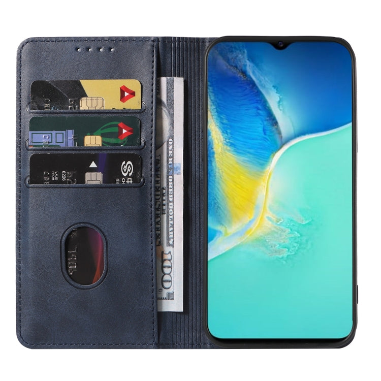 For vivo Y01 Magnetic Closure Leather Phone Case