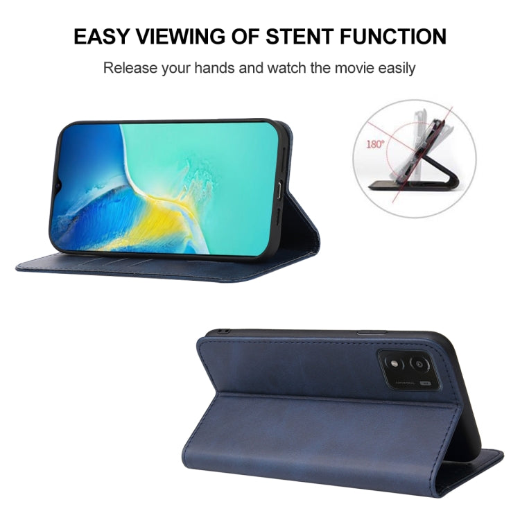 For vivo Y01 Magnetic Closure Leather Phone Case