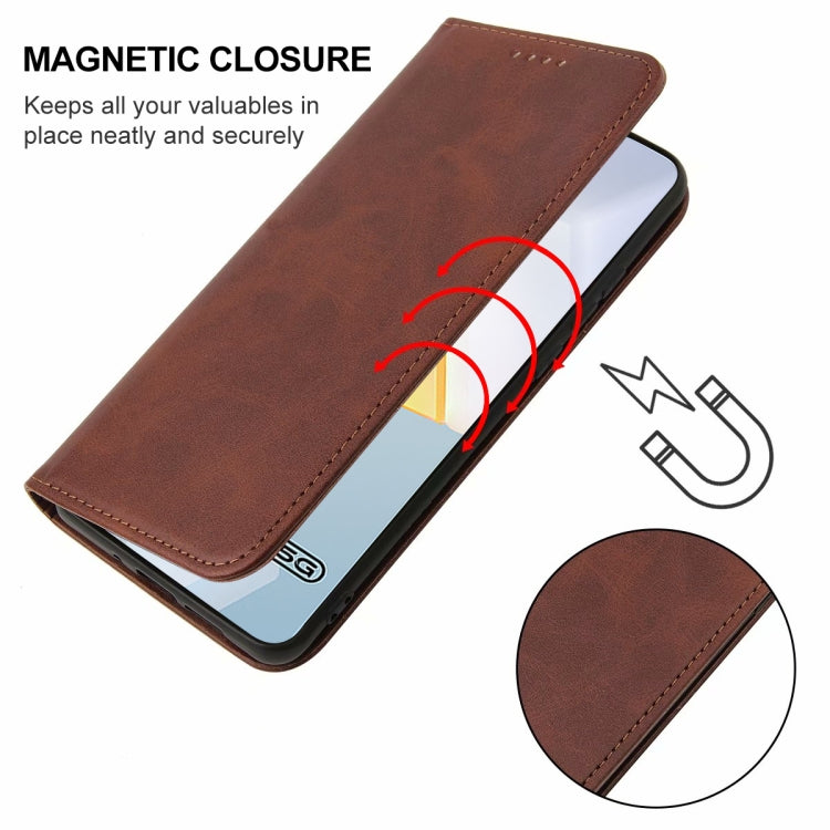 For vivo iQOO 9 SE Magnetic Closure Leather Phone Case