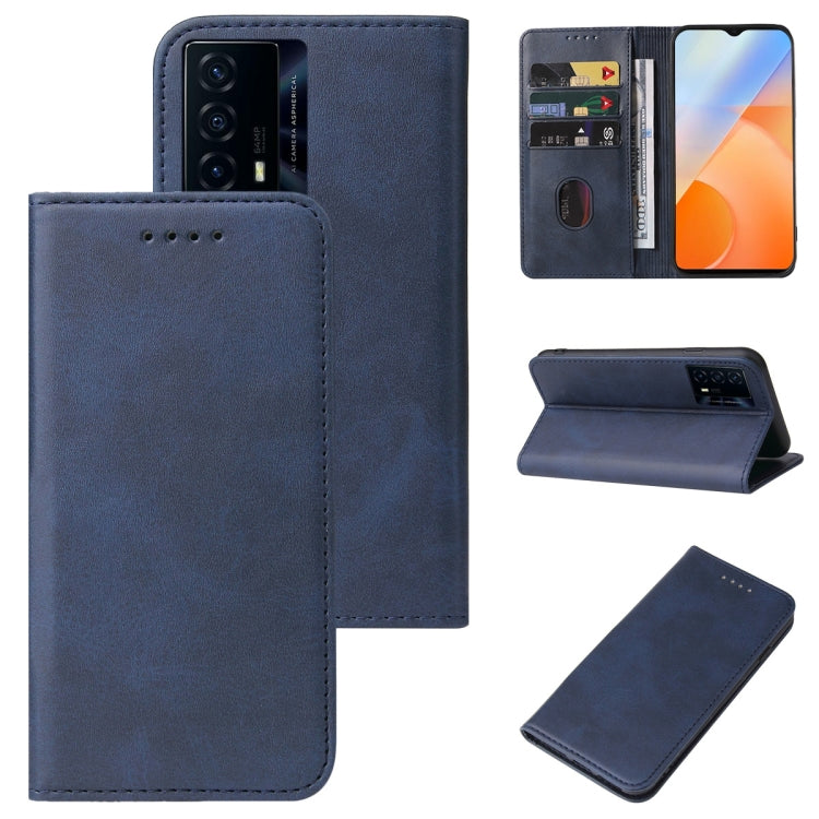 For vivo iQOO Z5 Magnetic Closure Leather Phone Case