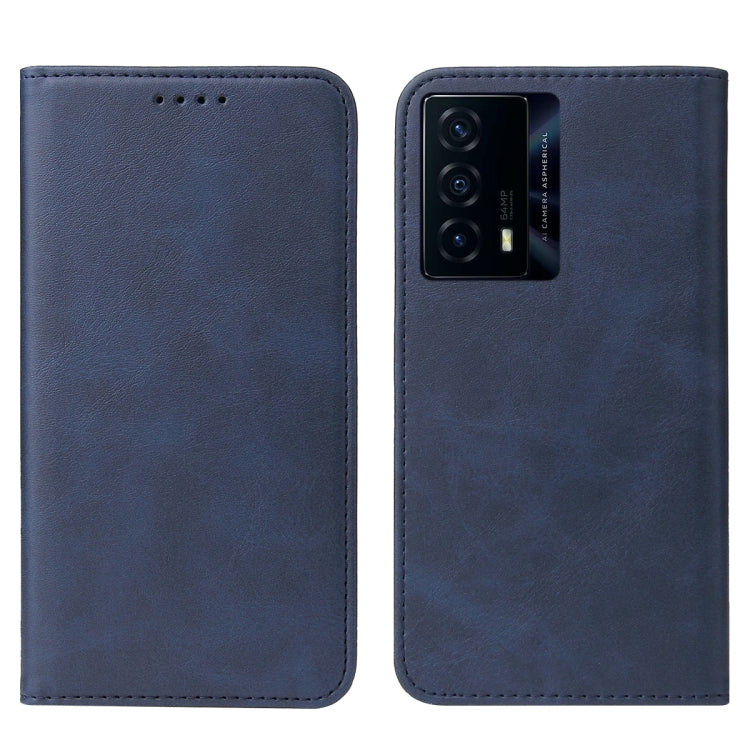 For vivo iQOO Z5 Magnetic Closure Leather Phone Case