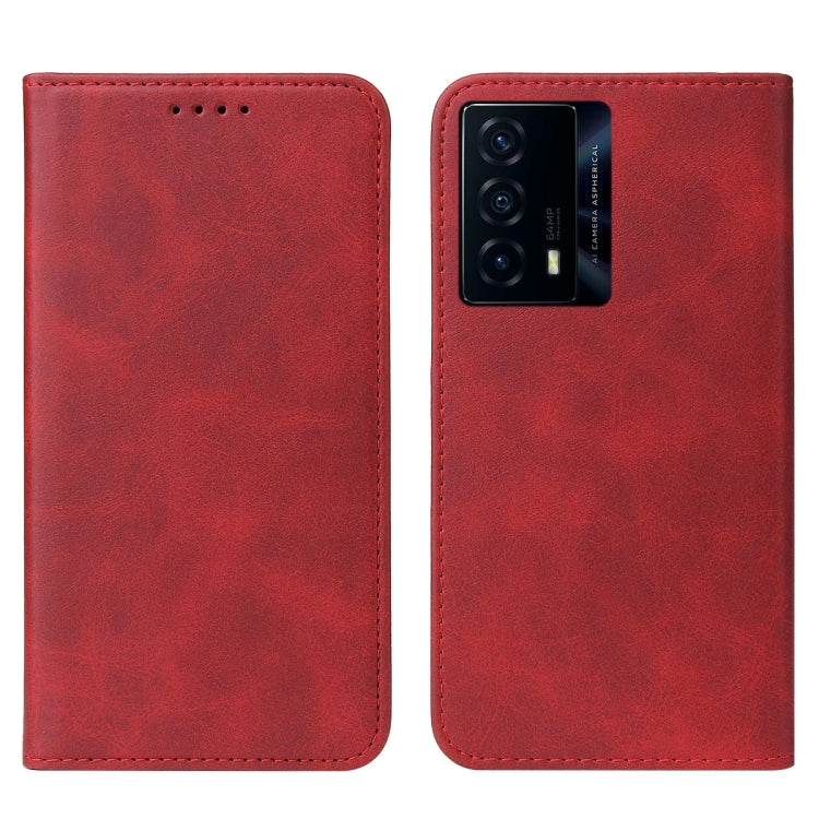 For vivo iQOO Z5 Magnetic Closure Leather Phone Case