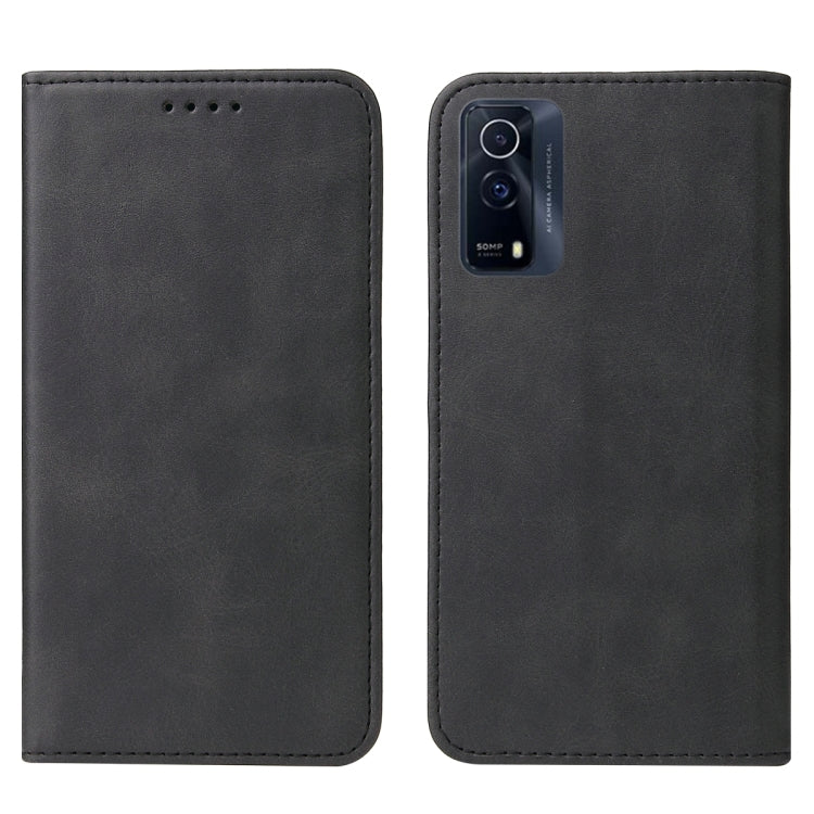 For vivo iQOO Z5x Magnetic Closure Leather Phone Case
