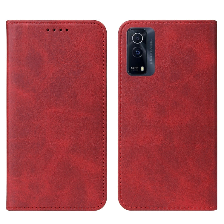 For vivo iQOO Z5x Magnetic Closure Leather Phone Case