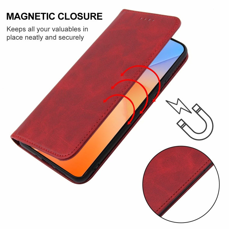 For vivo iQOO Z5x Magnetic Closure Leather Phone Case