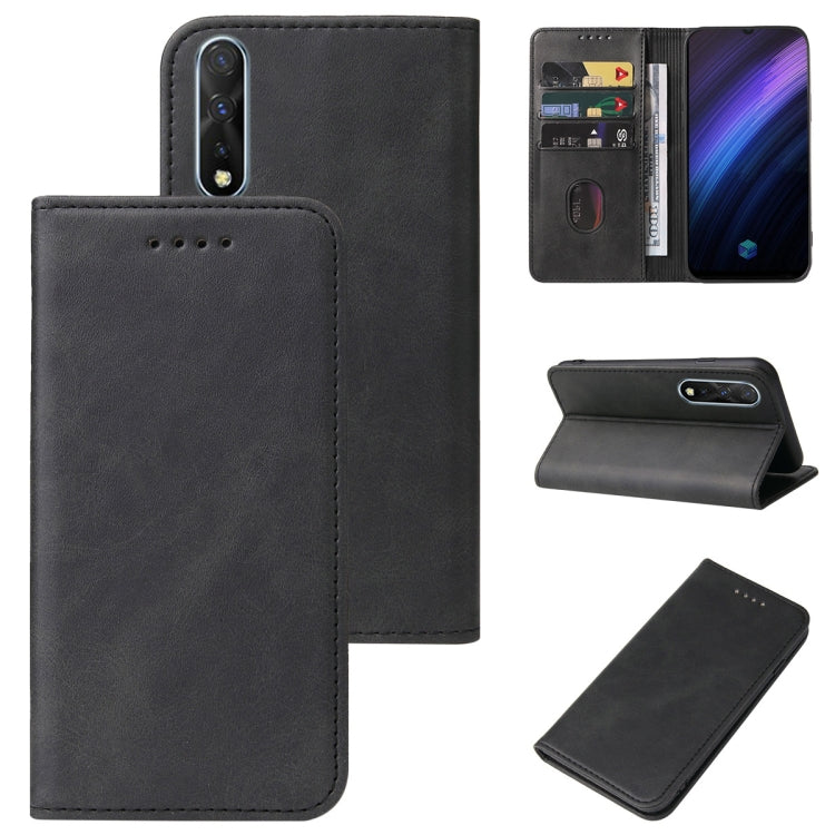 For vivo iQOO Neo 855/Z5/Y7s/S1 Foreign Version Magnetic Closure Leather Phone Case